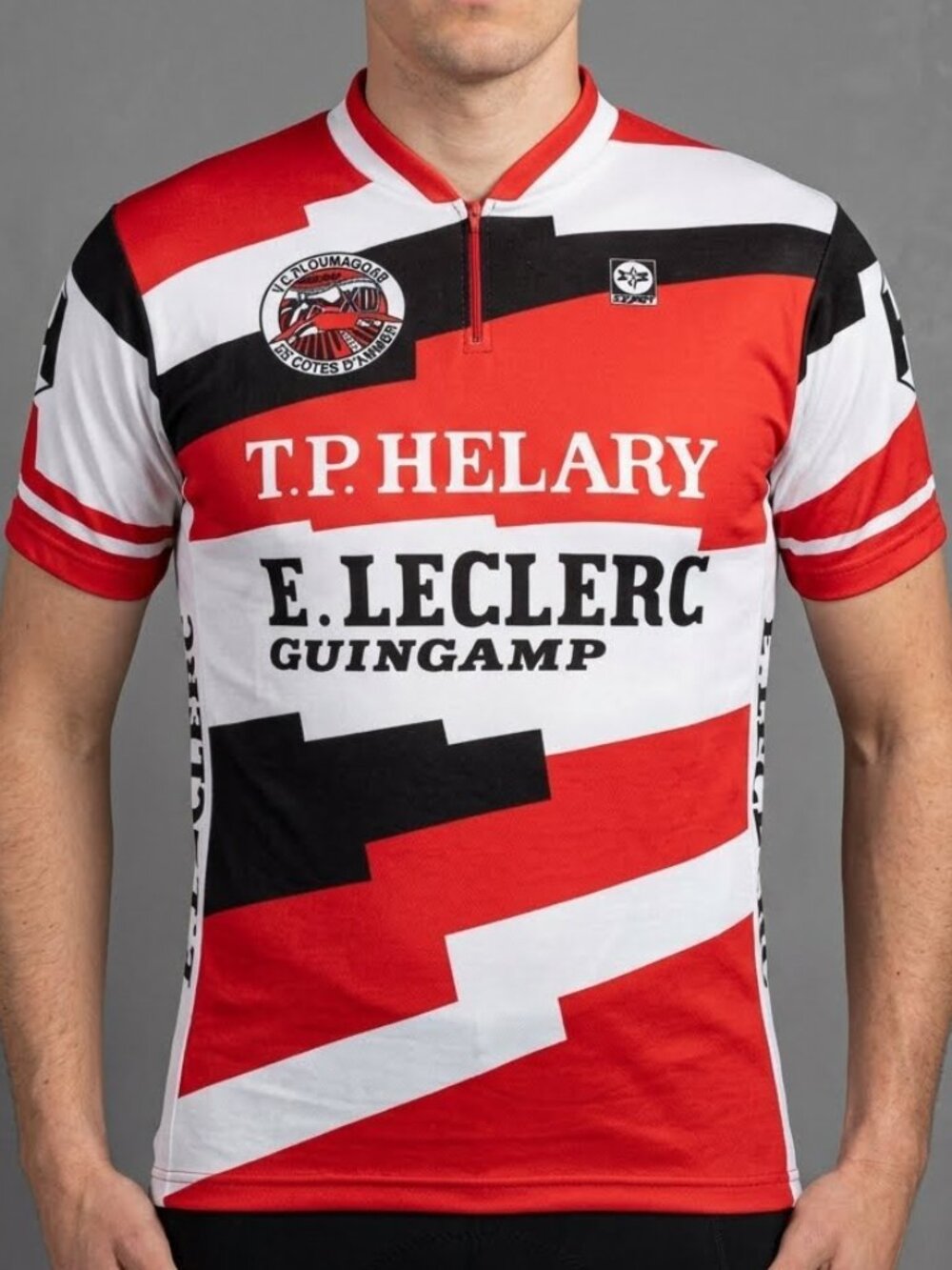 Team Leclerc Guingamp France Noret Vintage 1980's Cycling Bike Jersey Men's L
